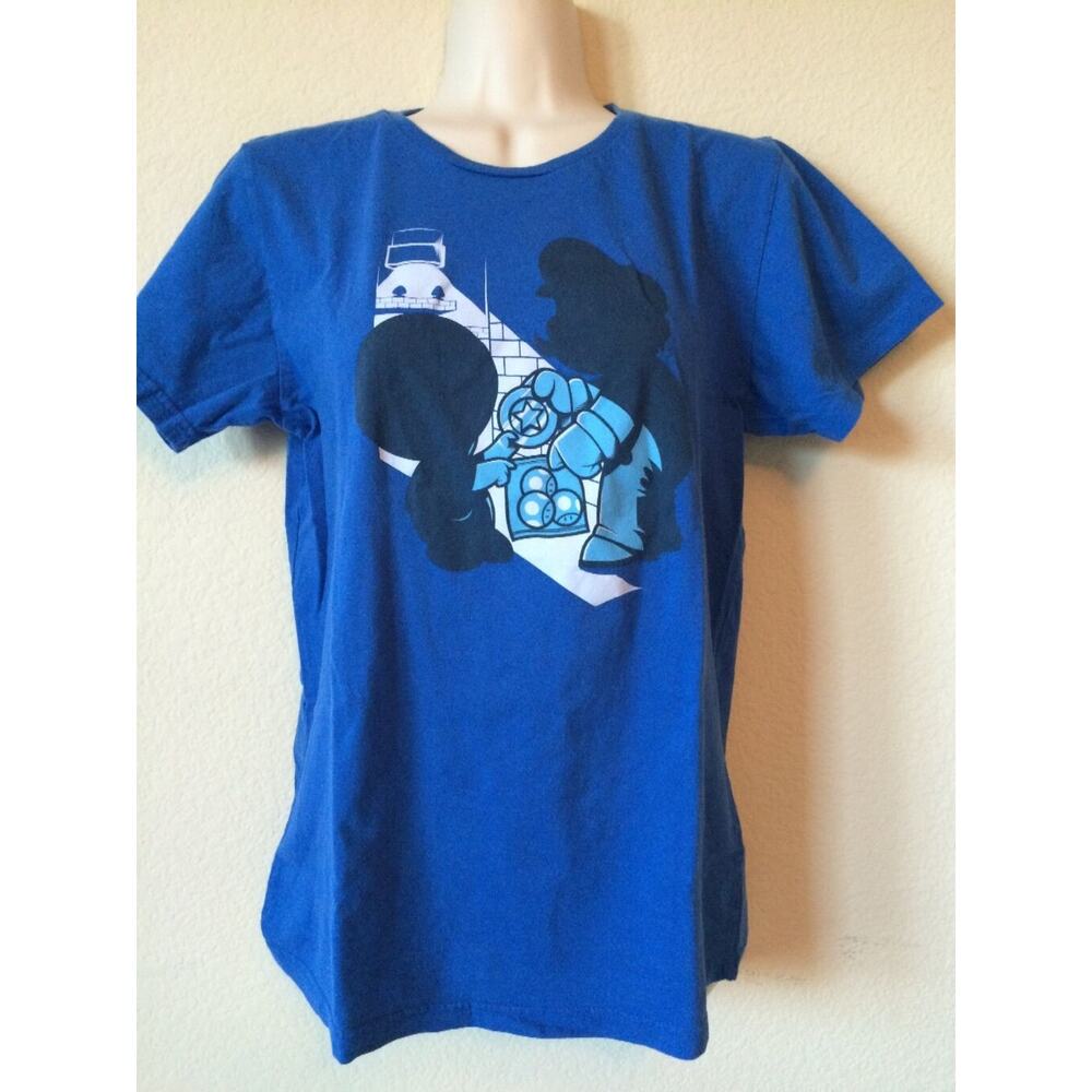threadless MAGIC MUSHROOM Design Ian Summers Super Mario Bros Graphic Tee Size L